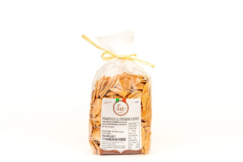 Strascinate / Orecchiette al peperone crusco