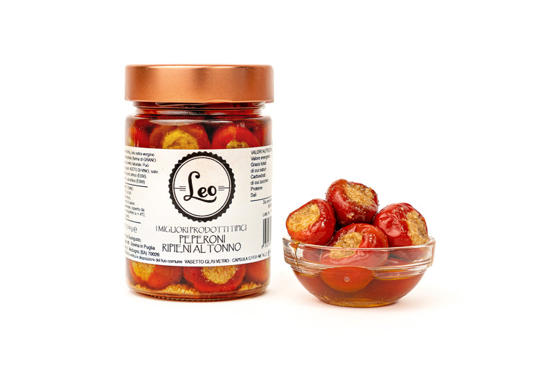 Peperoni Ripieni al Tonno in Olio Extravergine di Oliva&nbsp;