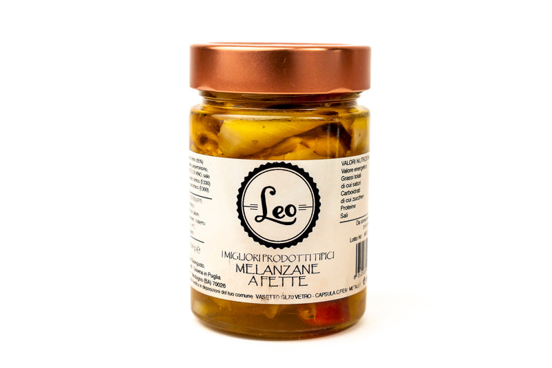 Melanzane a Fette in Olio Extravergine di Oliva