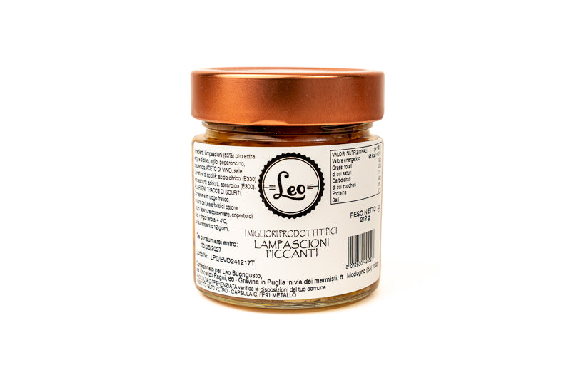 Lampascioni Piccanti in Olio Extravergine di Oliva