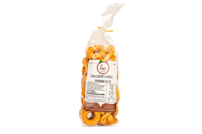 Taralli Ricotta Forte e Pomodori Secchi
