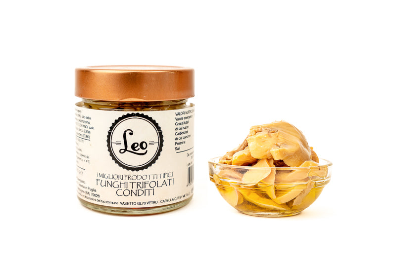 Funghi Trifolati Conditi in Olio Extravergine di Oliva