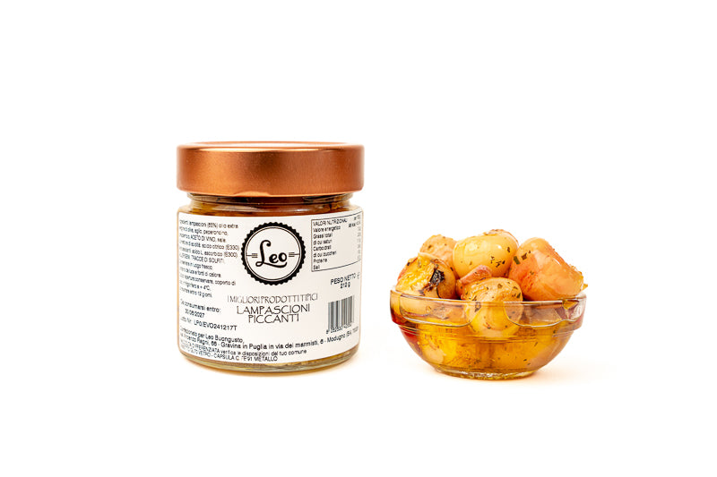 Lampascioni Piccanti in Olio Extravergine di Oliva